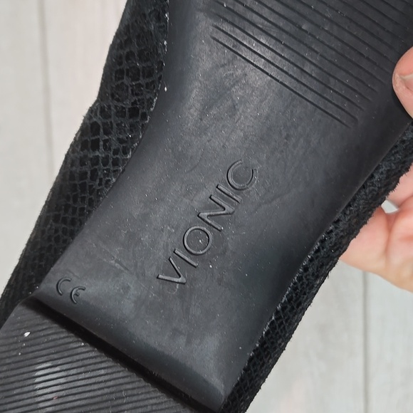 Vionic Women Caballo Elegant Black The Pointed Toe Flats Shoes Sz 8.5 - Picture 11 of 13